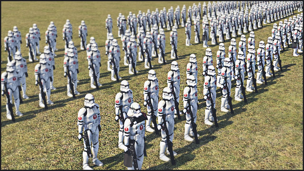 Clones vs stormtroopers